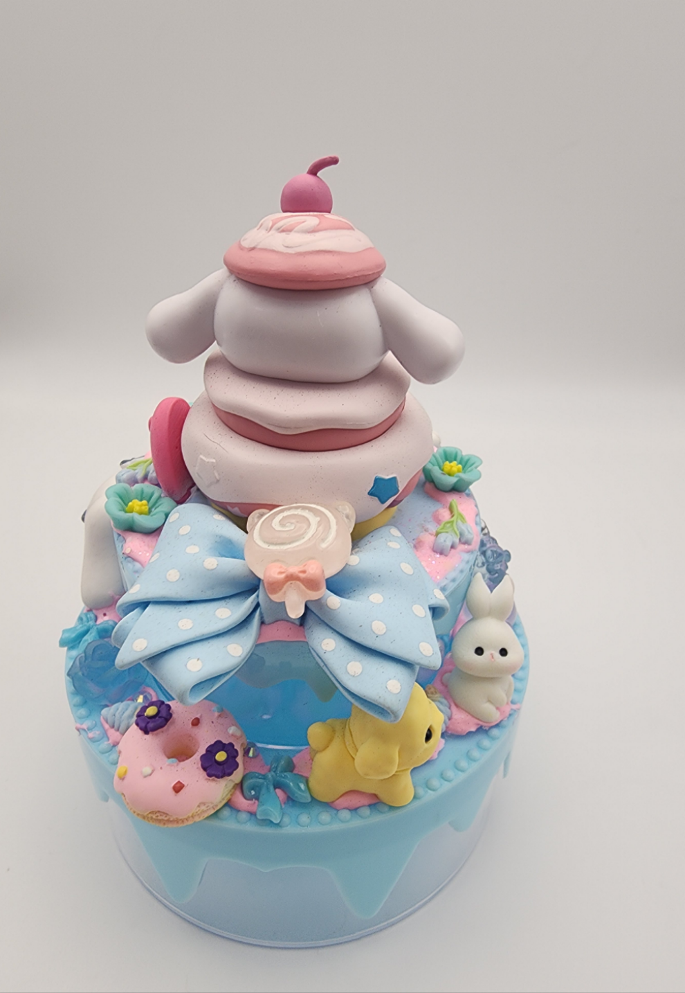 Cute Double Layer Cake Jewelry Box