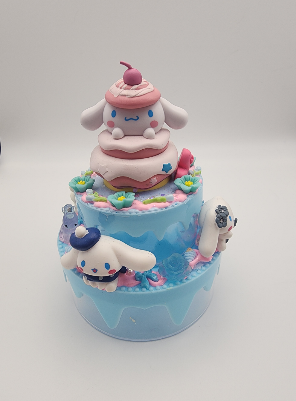 Cute Double Layer Cake Jewelry Box