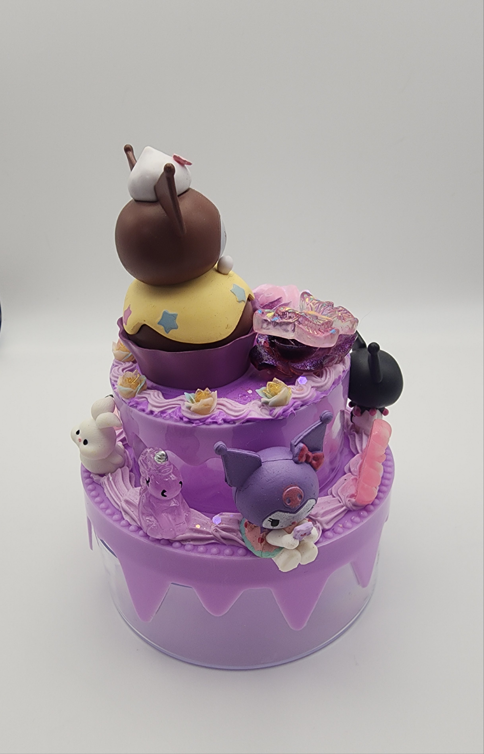 Cute Double Layer Cake Jewelry Box