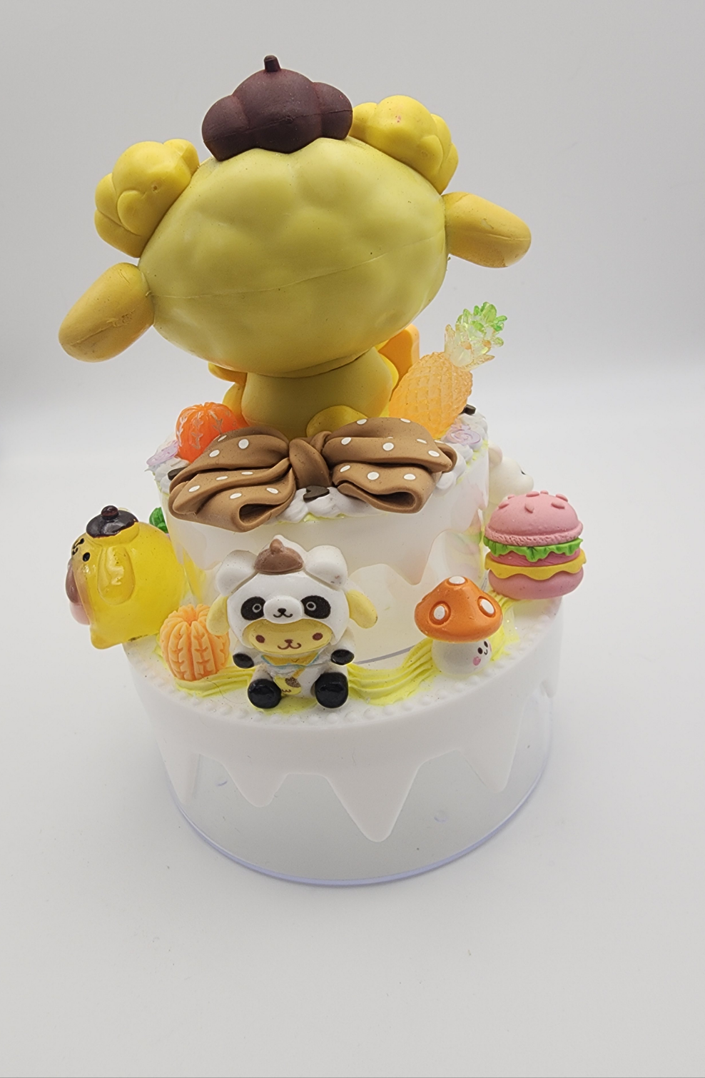 Cute Double Layer Cake Jewelry Box
