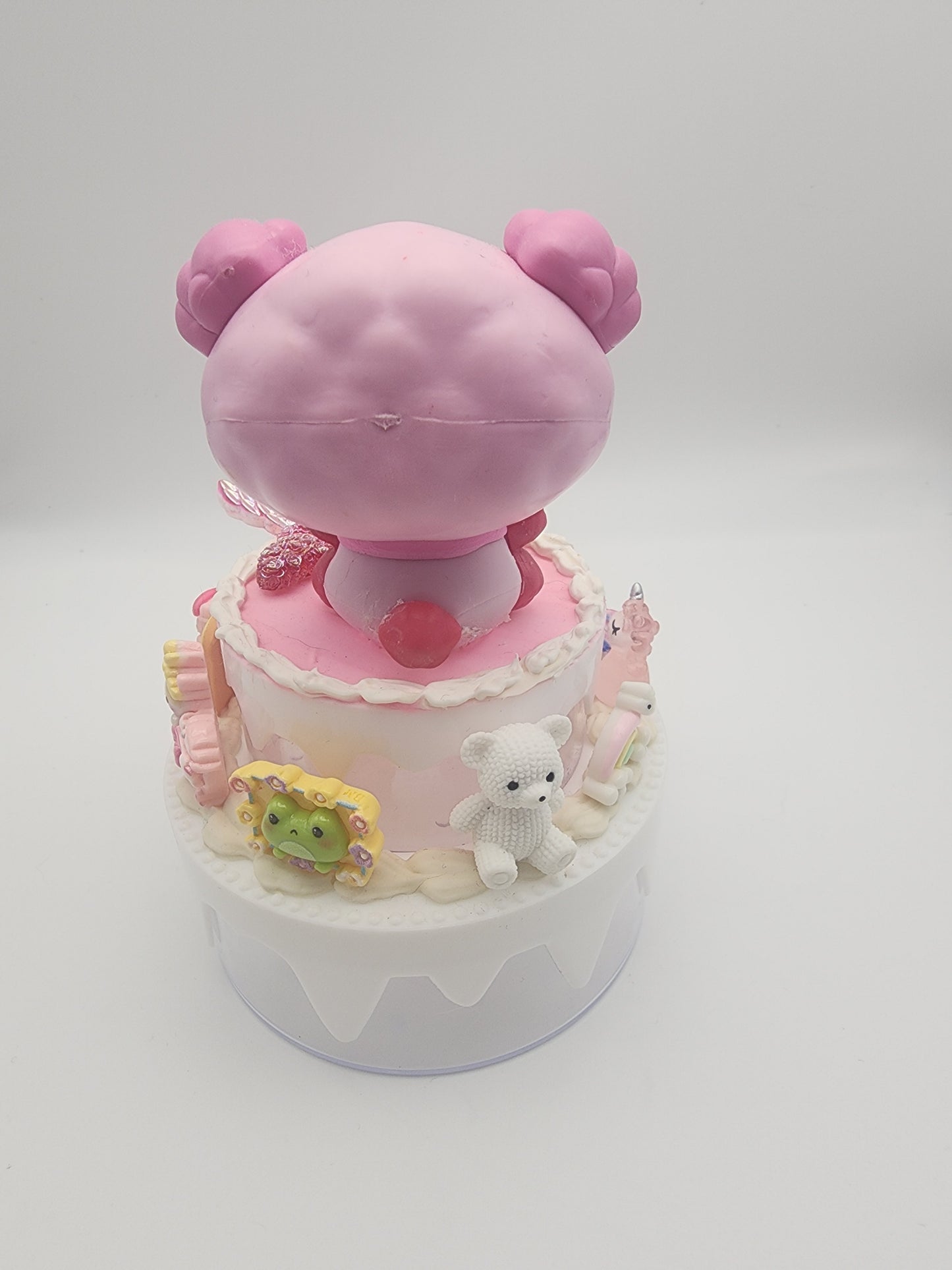 Cute Double Layer Cake Jewelry Box