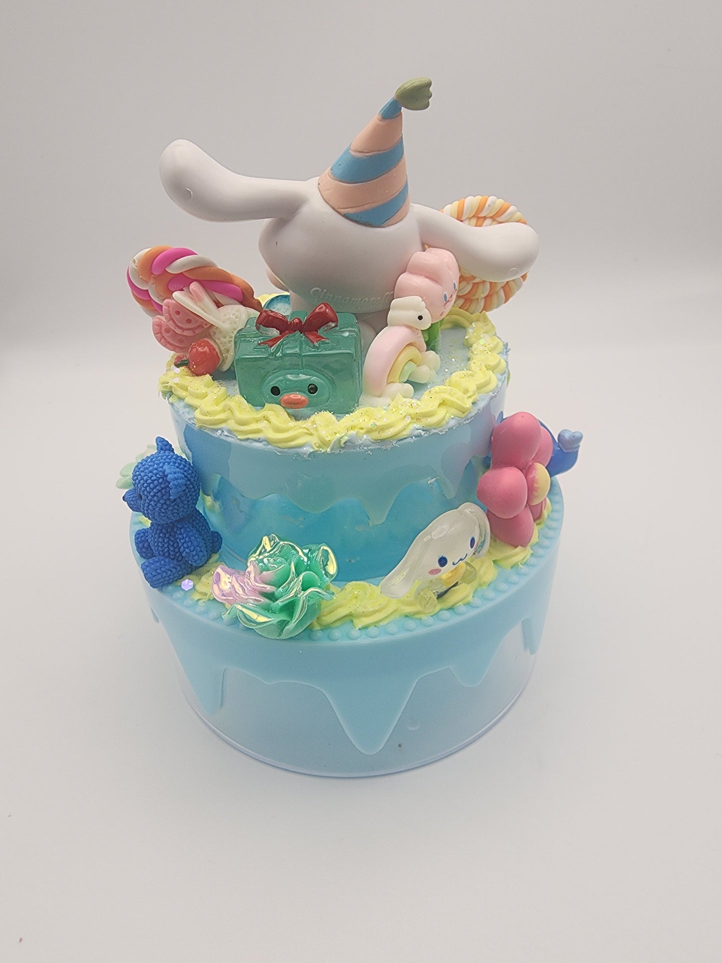 Cute Double Layer Cake Jewelry Box