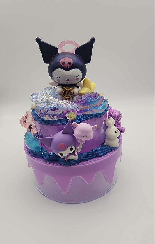 Cute Double Layer Cake Jewelry Box