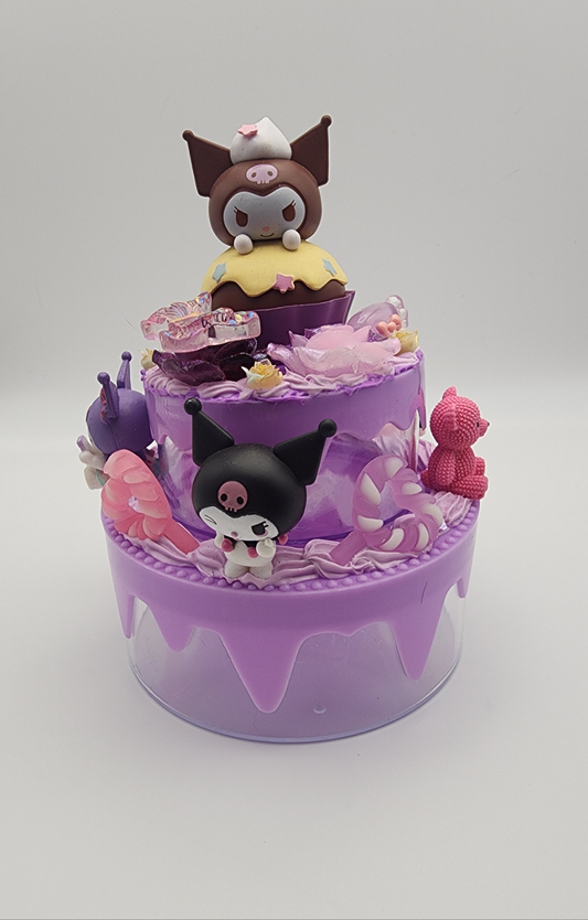 Cute Double Layer Cake Jewelry Box