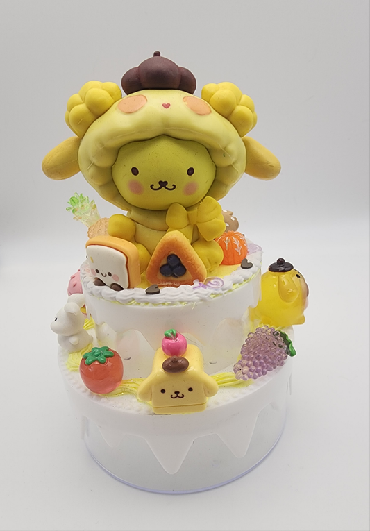 Cute Double Layer Cake Jewelry Box