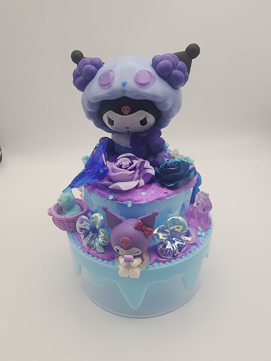 Cute Double Layer Cake Jewelry Box