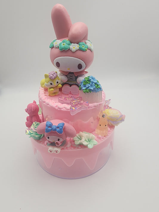 Cute Double layer Cake Jewelry Box