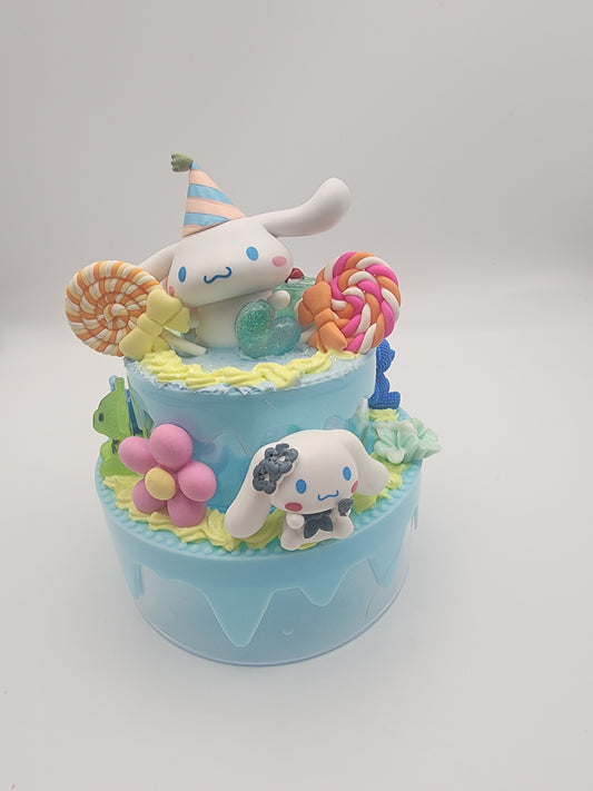 Cute Double Layer Cake Jewelry Box
